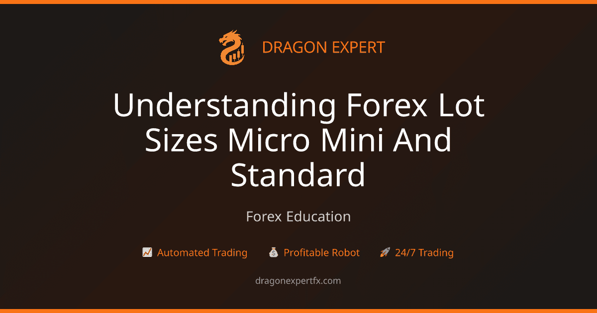 Understanding Forex Lot Sizes: Micro, Mini, and Standard - Forex Education